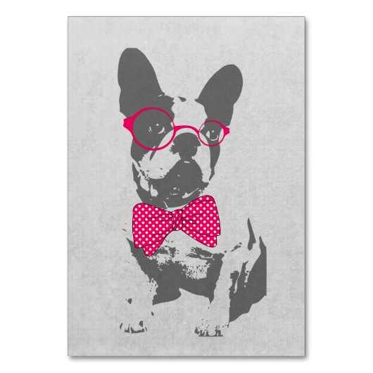 Cute grappige trendy  beest Franse bulldog Kaart (Voorkant)