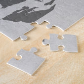 Cute grappige trendy  beest Franse bulldog Legpuzzel (Zijkant)