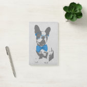 Cute grappige trendy  beest Franse bulldog Post-it® Notes (Kantoor)