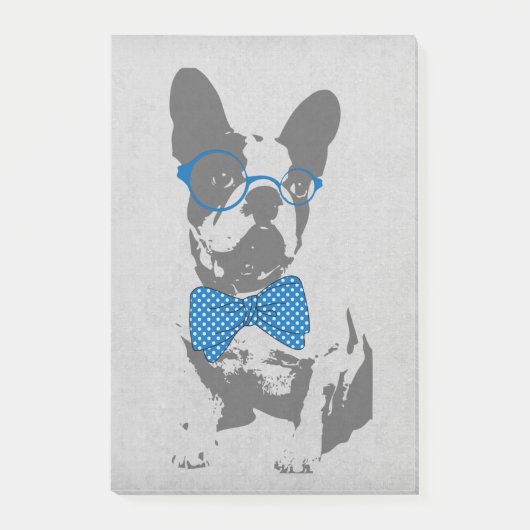 Cute grappige trendy  beest Franse bulldog Post-it® Notes (Voorkant)