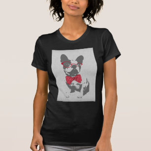 Cute grappige trendy  beest Franse bulldog T-shirt