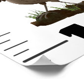 Cute grappige vogeltjes cartoon poster (Hoek)