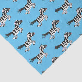 Cute grappige zebra lopende illustratie van cartoo tissuepapier (Detail)