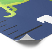 Cute grappigs cartoon growth chart poster (Hoek)