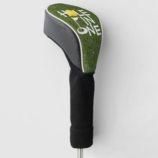 Cute grass Hole in One Golfheadcover (Schuin)