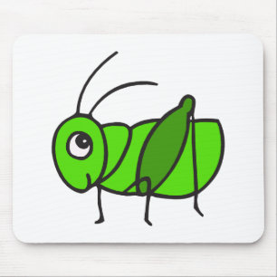 Cute Grasshopper Muismat