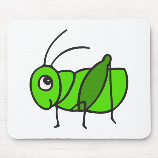 Cute Grasshopper Muismat (Voorkant)