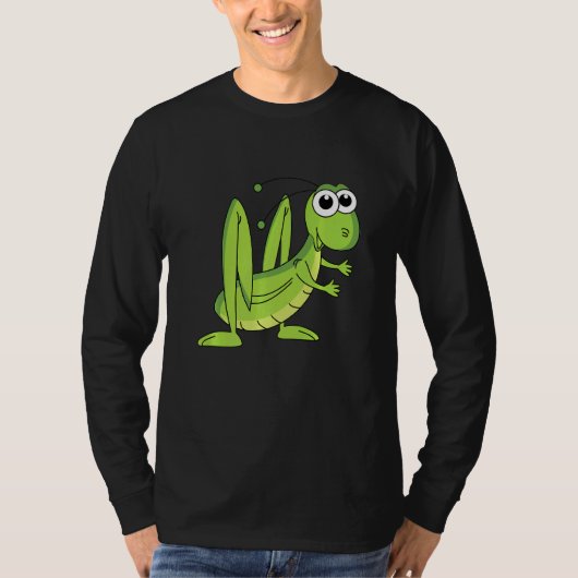 Cute Grasshopper T-shirt (Voorkant)