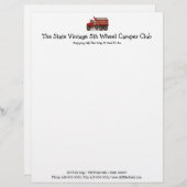 Cute Gravel Dump Truck Briefhoofd Ontwerp (Voorkant / Achterkant)