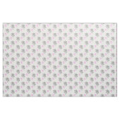 Cute Gray and Pink Baby Elephants Pattern Stof (Fat Quarter)