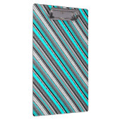 Cute gray aqua aztec patronen klembord (Rechts)