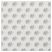 Cute Gray Baby Elephant Pattern Stof (Swatch)