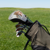 Cute Gray Best Pap Foto Vader Day Golfheadcover (Insitu)