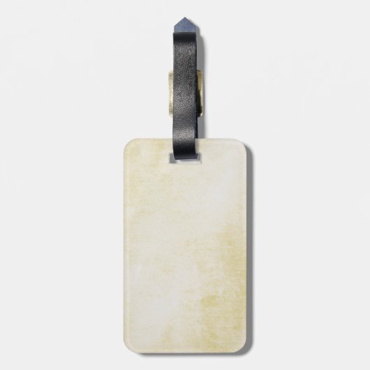 Cute Gray Cat en Donut Bagagelabel (Achterkant verticaal)