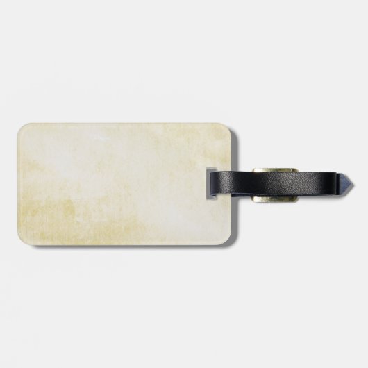 Cute Gray Cat en Donut Bagagelabel (Achterkant horizontaal)