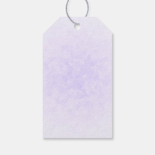 Cute Gray Dinosaur Speelgoed Waterverf Dank u Cadeaulabel (Achterkant)