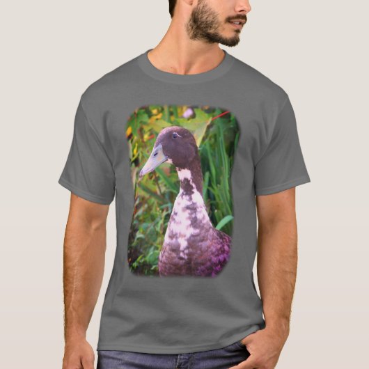 Cute Gray Goose Boerderij Animal T-shirt (Voorkant)