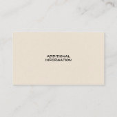 Cute Gray Kitten Visitekaartje (Achterkant)