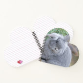 Cute gray konijn notitieboek (Binnen)