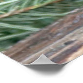 Cute gray konijn poster (Hoek)