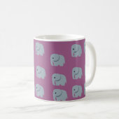 Cute gray-olifant mok (Voorkant rechts)