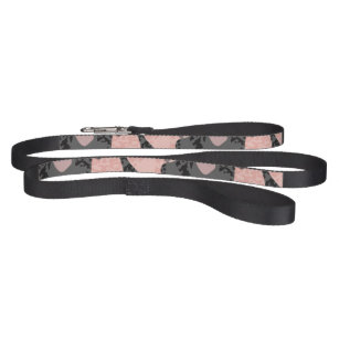 Cute Gray Pink Camo Pattern Dog Hondenlijn