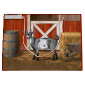Cute Gray Spotted Goat Groot Cadeauzakje (Voorkant)