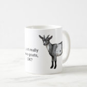 Cute Gray Spotted Goat Koffiemok (Voorkant rechts)