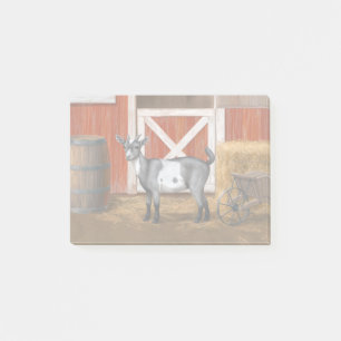 Cute Gray Spotted Goat Post-it® Notes