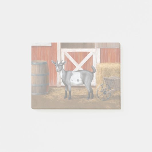 Cute Gray Spotted Goat Post-it® Notes (Voorkant)