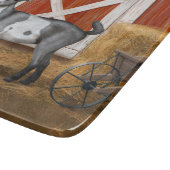 Cute Gray Spotted Goat Snijplank (Hoek)