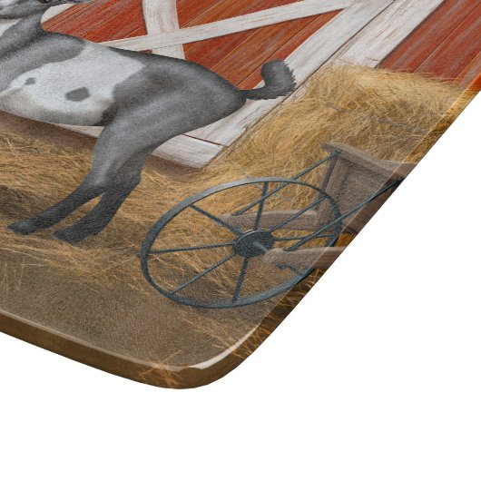 Cute Gray Spotted Goat Snijplank (Hoek)