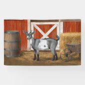 Cute Gray Spotted Goat Spandoek (Horizontaal)