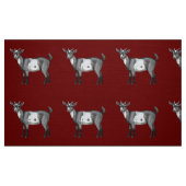 Cute Gray Spotted Goat Stof (Fat Quarter)