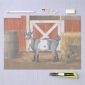 Cute Gray Spotted Goat Tissuepapier (Craft)