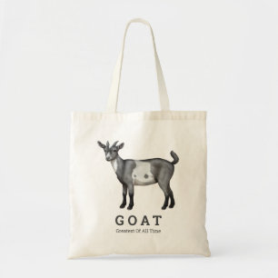 Cute Gray Spotted Goat Tote Bag
