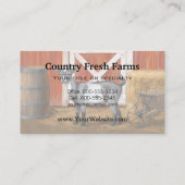 Cute Gray Spotted Goat Visitekaartje (Achterkant)