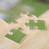 Cute Gray Squirrel Green Grass Bluetts Legpuzzel (Zijkant)