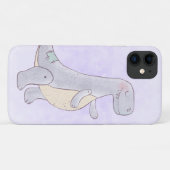 Cute Gray Tyrannosaurus Rex Dinosaur Speelgoed Case-Mate iPhone Case (Achterkant (horizontaal))