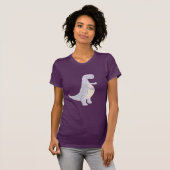 Cute Gray Tyrannosaurus Rex Dinosaur Speelgoed T-shirt (Voorkant volledig)