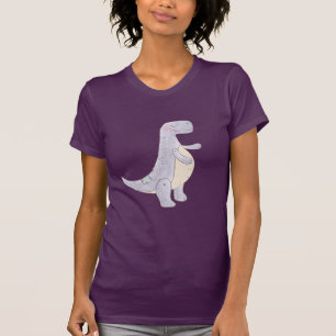 Cute Gray Tyrannosaurus Rex Dinosaur Speelgoed T-shirt