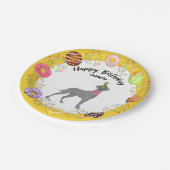 Cute Great Dane Dog Birthday Party Paper Bord (Gekanteld)