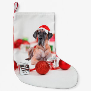 Cute Great Dane Dog-kerstkerstkerstkerstkerstkerst Kleine Kerstsok
