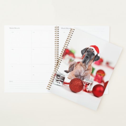 Cute Great Dane Dog-kerstkerstkerstkerstkerstkerst Planner (Display)