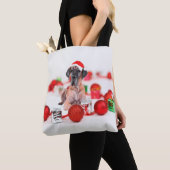 Cute Great Dane Dog-kerstkerstkerstkerstkerstkerst Tote Bag (Dichtbij)