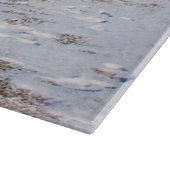 Cute Great Dane Dog Sitting in Snow-Kerstmis-Pet Snijplank (Hoek)