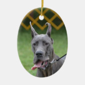 Cute Great Dane Keramisch Ornament (Voorkant)