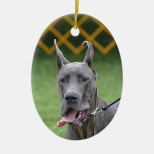 Cute Great Dane Keramisch Ornament