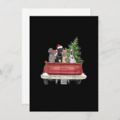 Cute Great Dane Kerst Top, Hondenbezitter Moeder C Kaart (Voorkant / Achterkant)