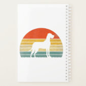 Cute Great Dane Ma Flower Hondenliefhebber Gifts T Planner (Achterkant)